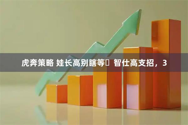 虎奔策略 娃长高别瞎等️智仕高支招，3